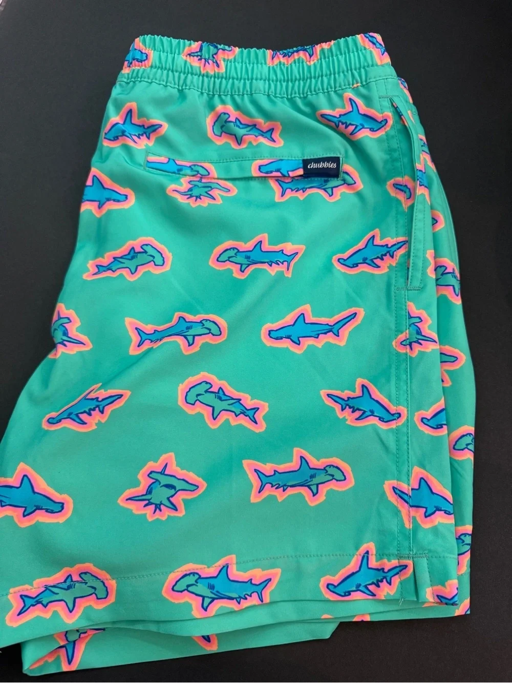 NWT Chubbies Boys' Shorter Classic Lined Swim Trunks in apex swimmers Sz XL